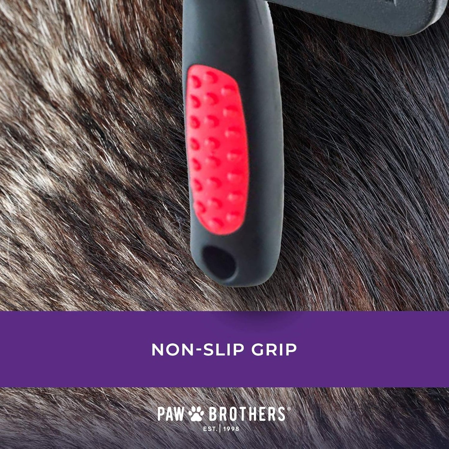 Paw Brothers Soft Pin Curved Slicker Brush for Dogs
