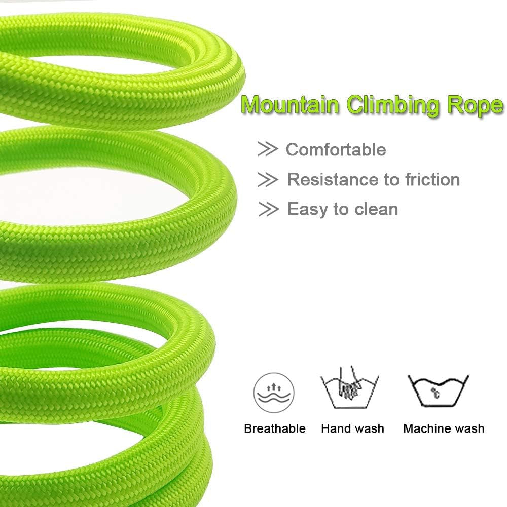 4/6 /8/10 FT Dog Leash, Classic Solid Colors, Strong Nylon Rope Dog Leash Reinforced with Leather Tailor Connection Heavy Duty Silver Clasp (4 Ft*1/2", Green)