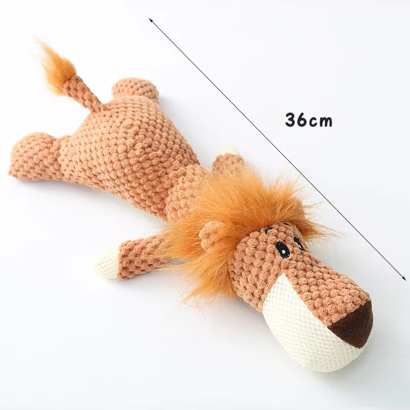 Squeaky Animal Plush Toys – Fun, Teething & Tooth-Cleaning in One
